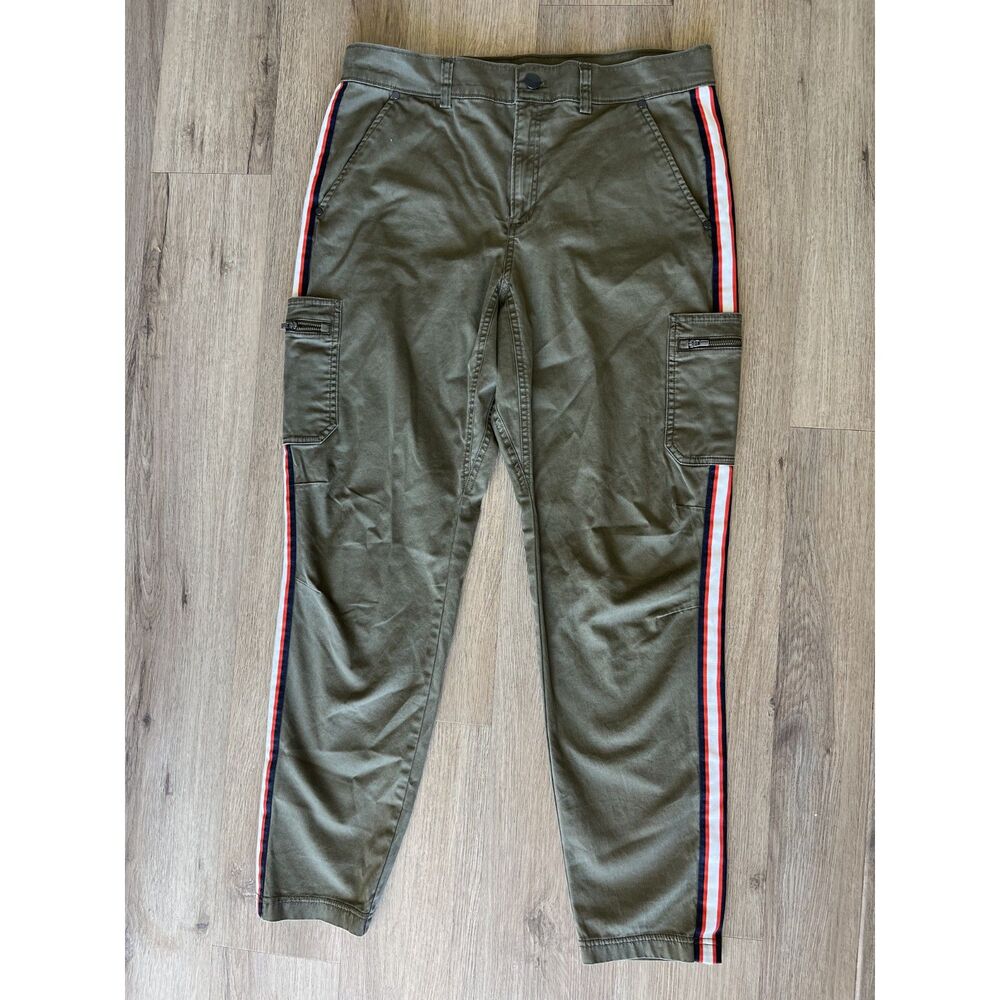 Athleta Women's Summit Cargo Utility Pants Olive Green Size 8